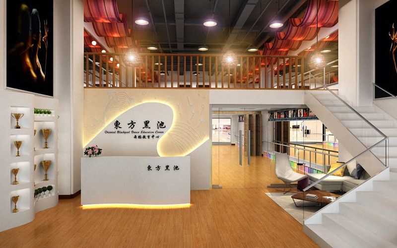 360平舞蹈教室裝修設計圖片-第3張圖片-上海古都建筑設計集團