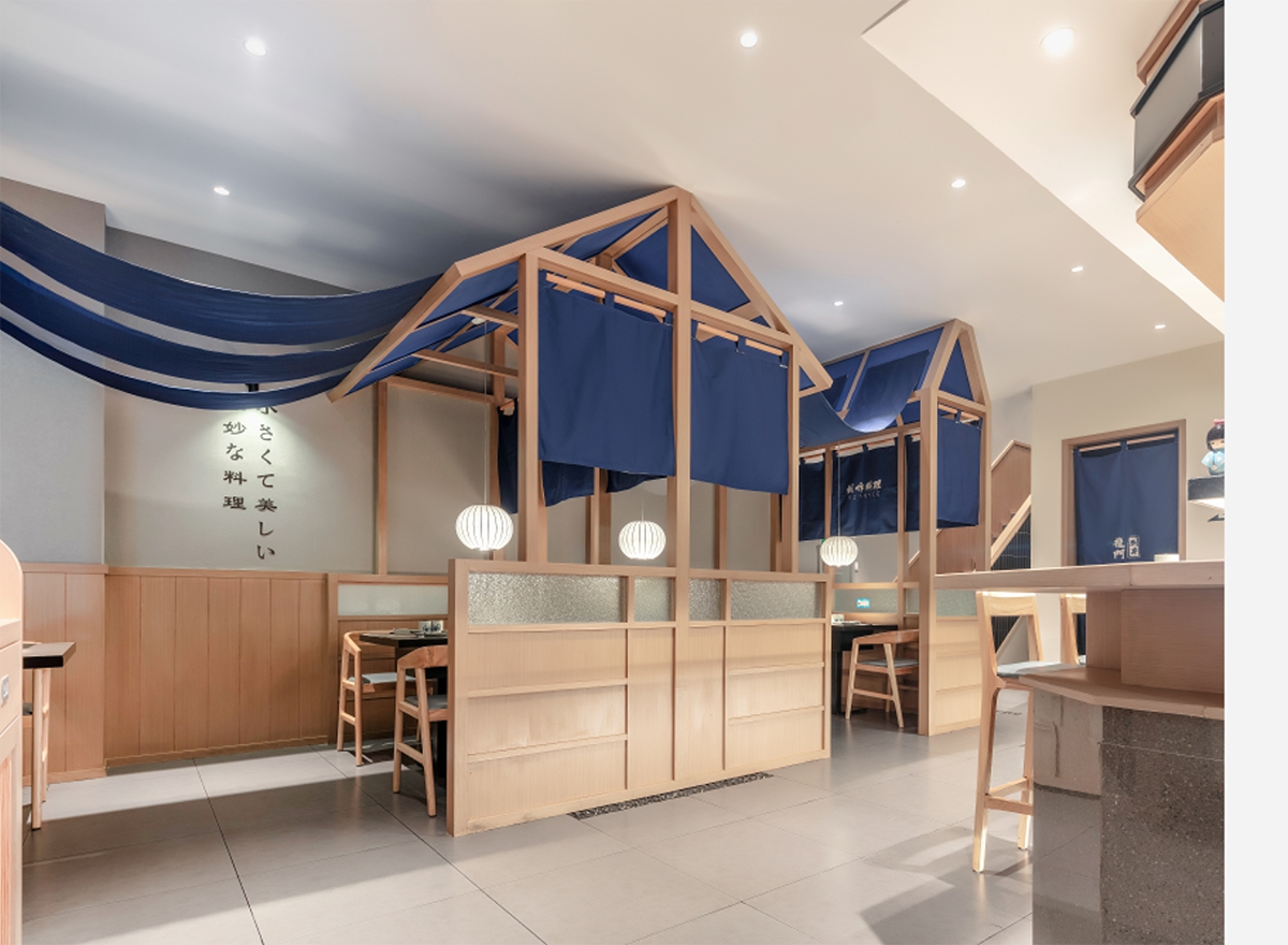 自然原木日式餐廳裝修設(shè)計-第2張圖片-上海古都建筑設(shè)計集團(tuán) 自然原木日式餐廳裝修設(shè)計-第2張圖片-上海古都建筑設(shè)計集團(tuán)